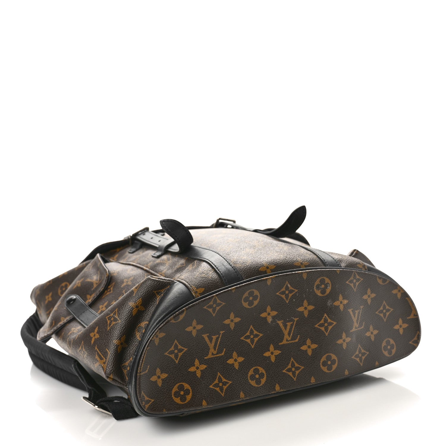 Louis Vuitton Monogram Macassar Christopher MM Backpack 4 of 14