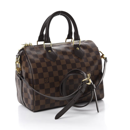 Louis Vuitton Damier Ebene Speedy Bandouliere 25 3 of 10
