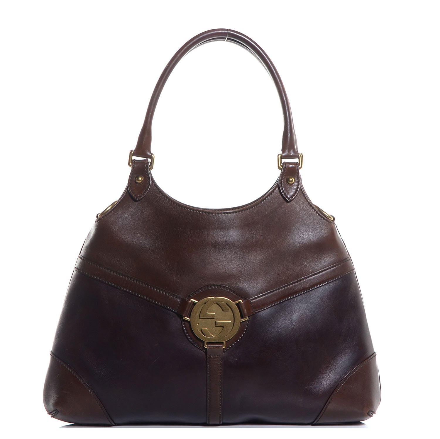 Gucci Leather Reins Hobo Brown 1 of 7