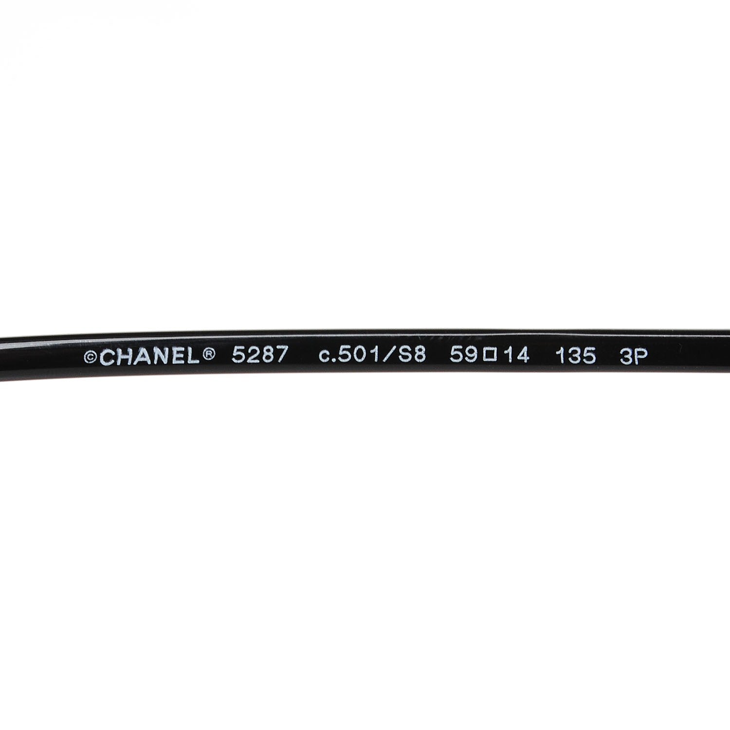 Chanel Polarized Aviator Sunglasses 5287 Black 4 of 8