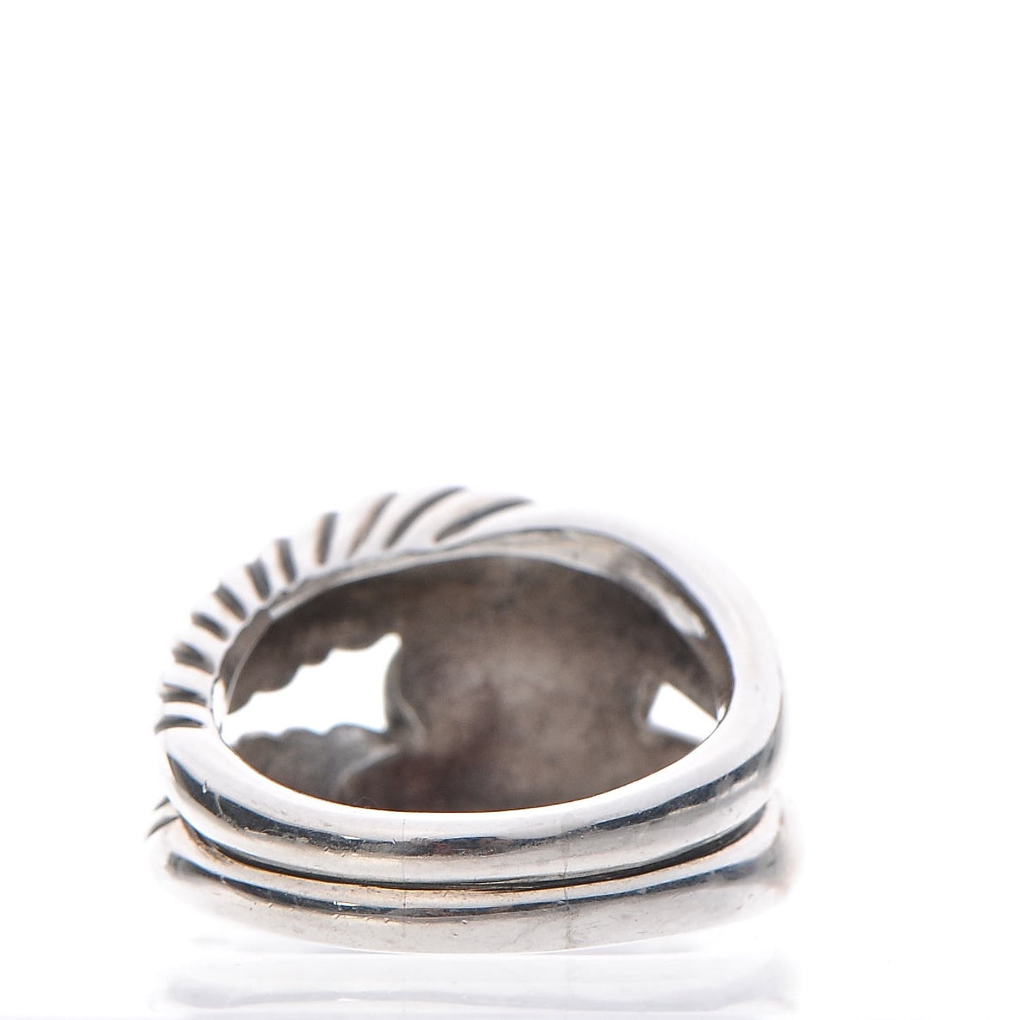 Sterling Silver Single Loop Labyrinth Ring 58 8.5
