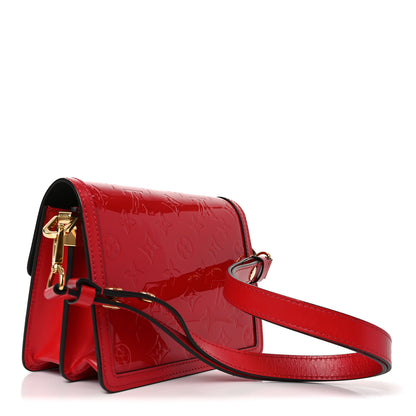 Louis Vuitton Vernis Monogram Dauphine Mini Red 2 of 8