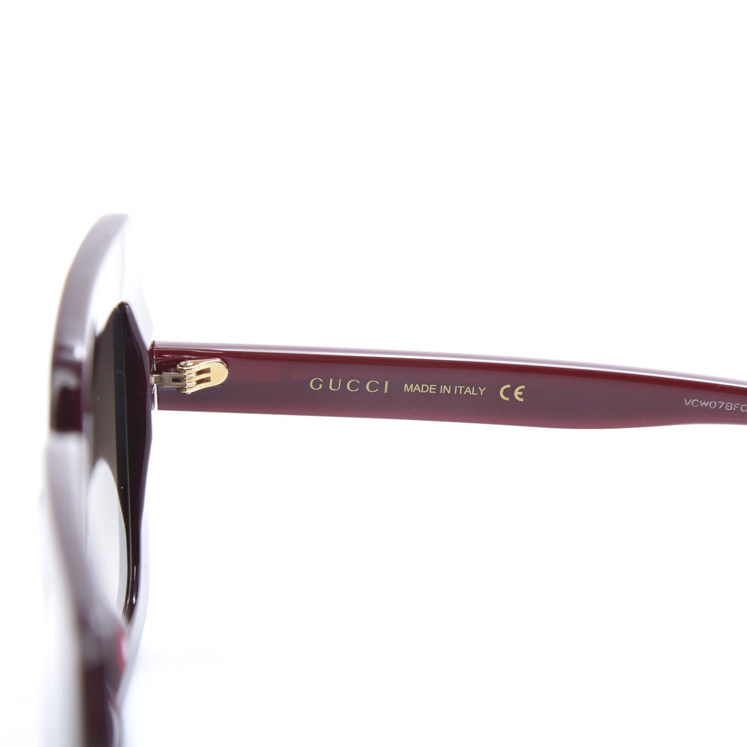 Gucci Acetate Oversize Sunglasses GG0328S Red 6 of 9