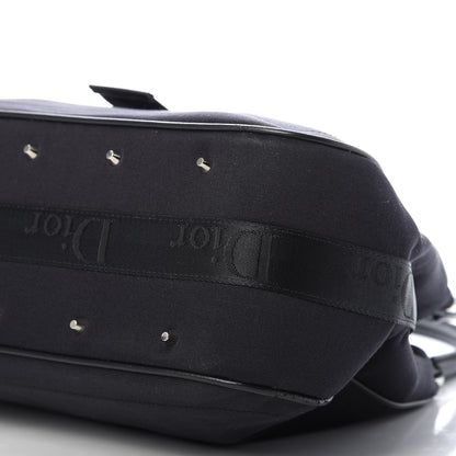 Christian Dior Satin Crystal Hardcore Shoulder Bag Navy Black 7 of 9