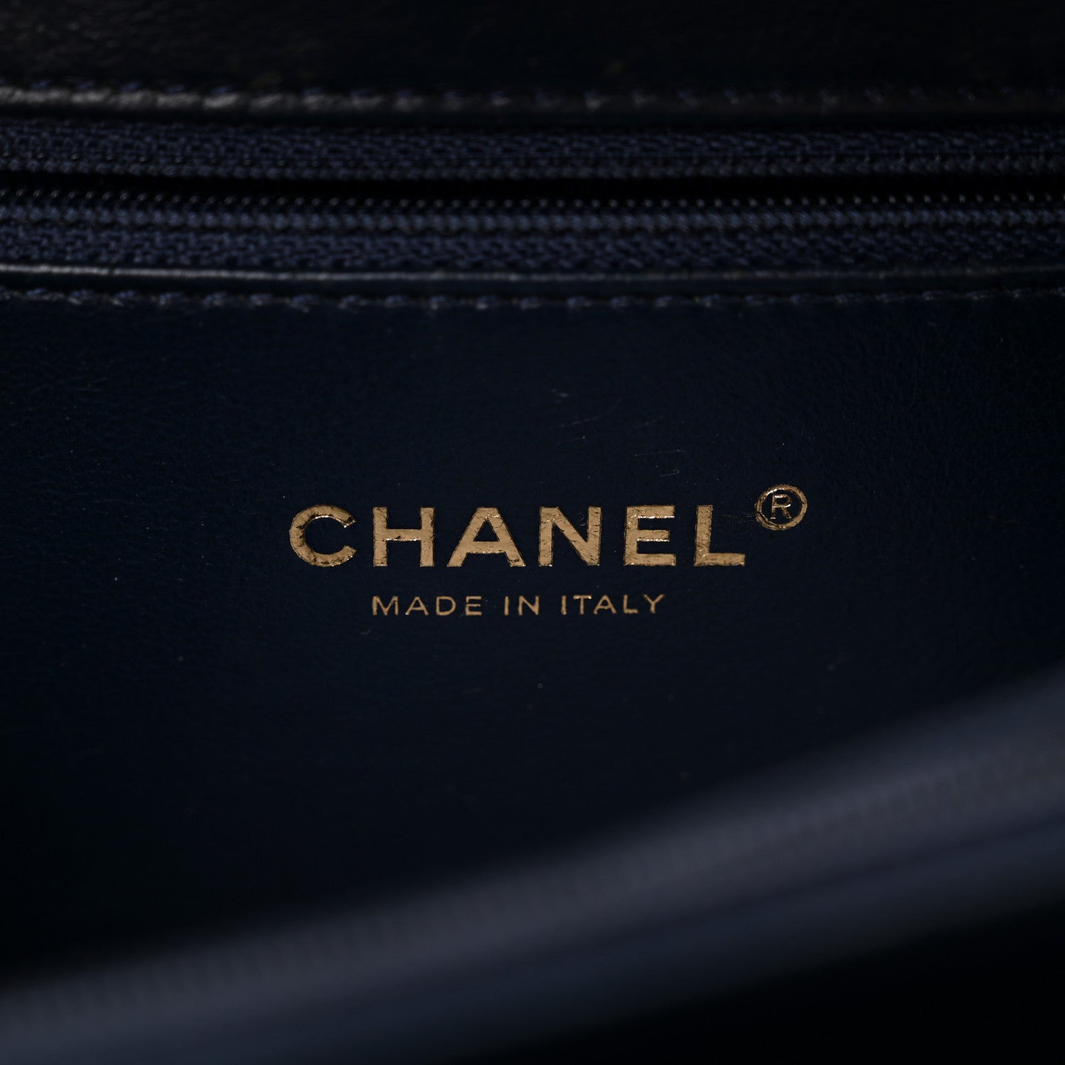 Chanel Caviar Quilted Medium CC Filigree Vanity Case Navy 7 of 13
