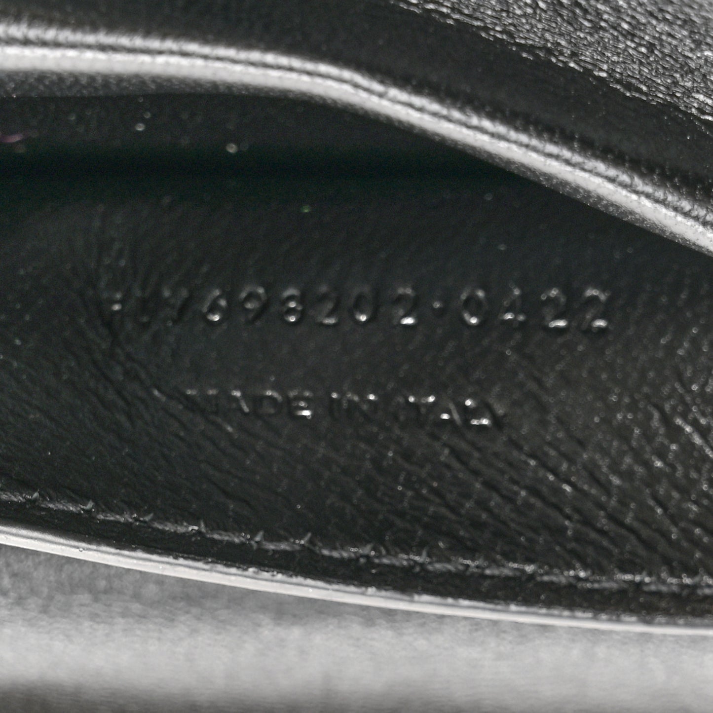 Smooth Calfskin Medium Fanny Black