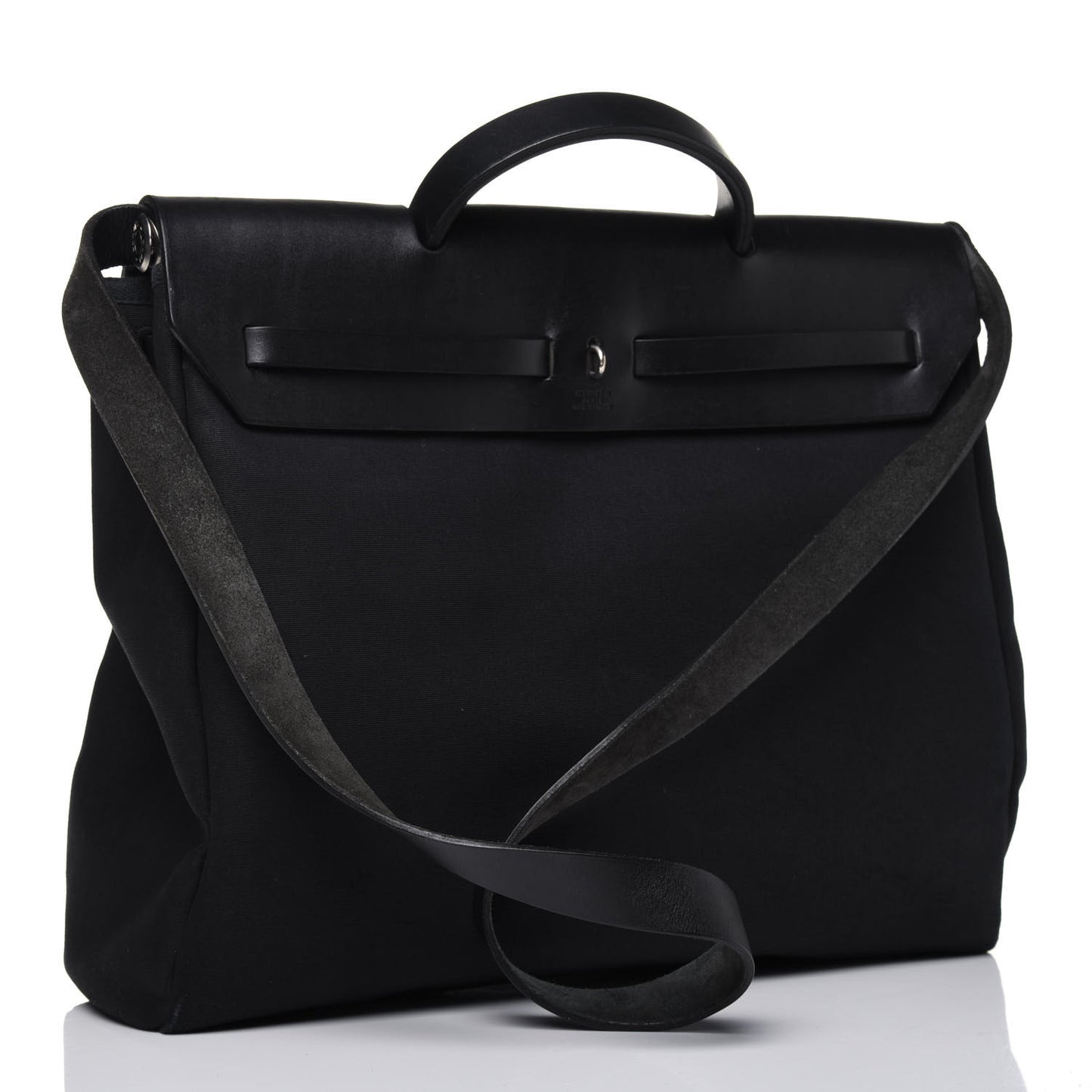 Toile Vache Calfskin Herbag 40 GM Black