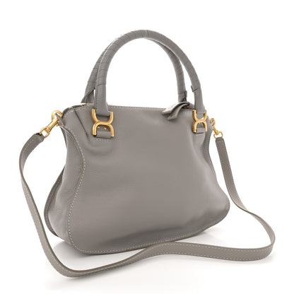 Chloe Calfskin Medium Marcie Satchel Cashmere Grey 3 of 14