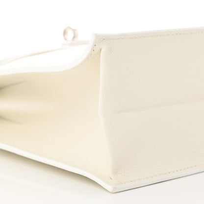 Hermes Evercolor Kelly Danse II Belt Bag White 9 of 11