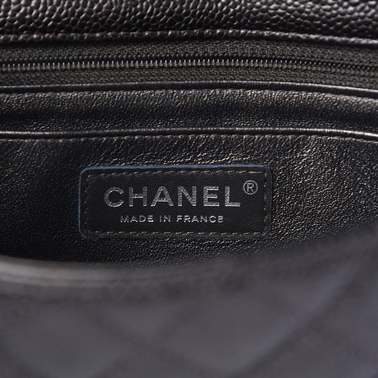 Chanel Caviar Quilted Mini Rectangular Flap Charcoal 8 of 11