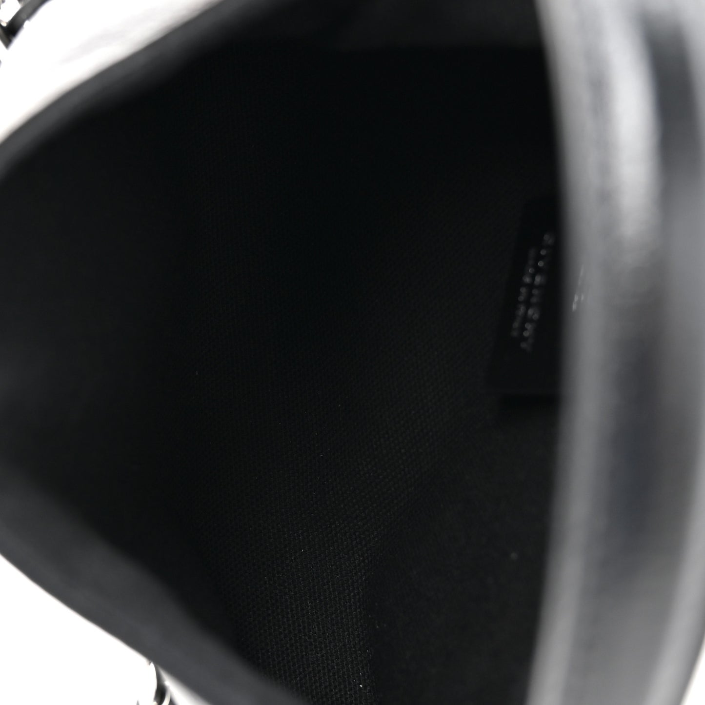 Tumbled Calfskin Nano Voyou Bag Black