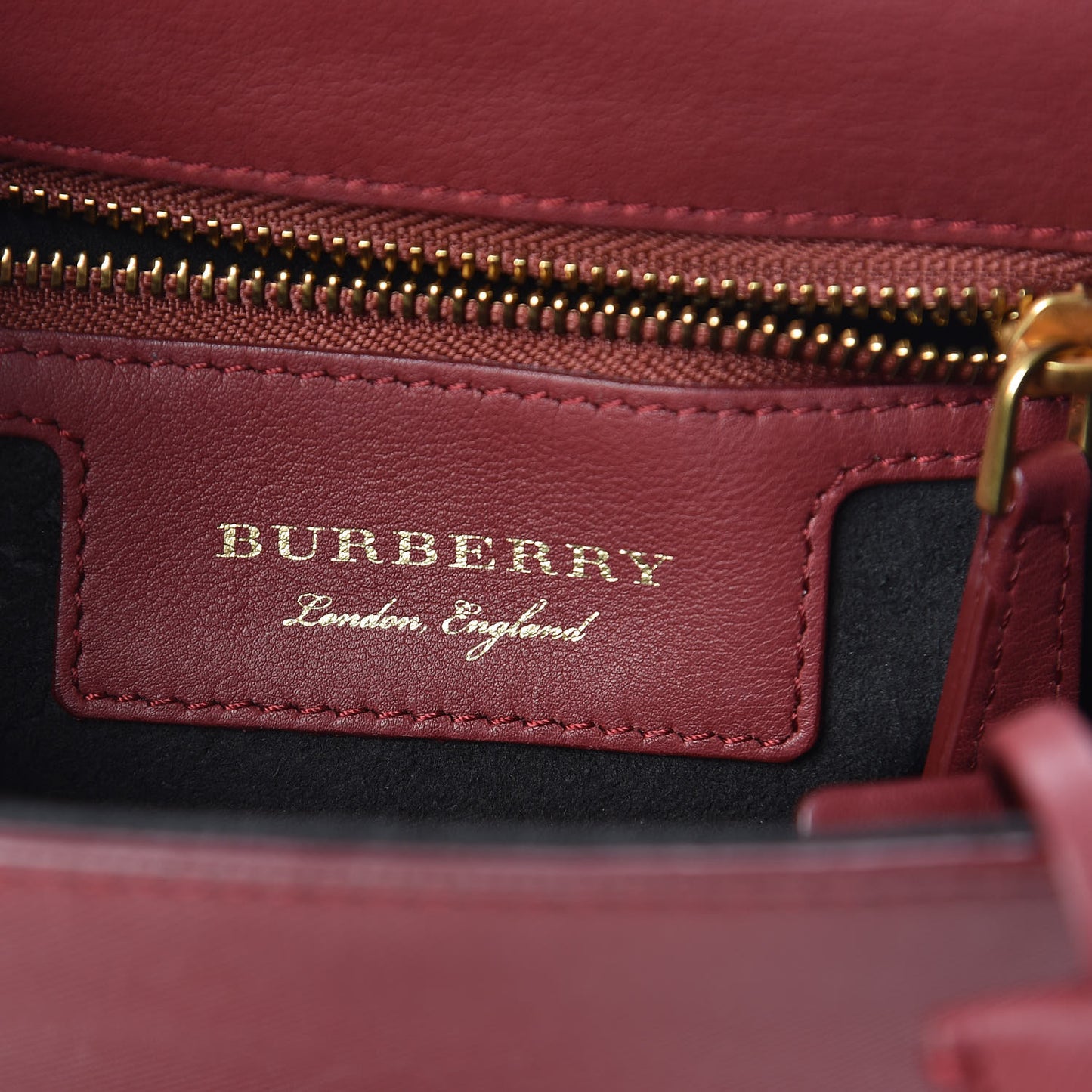 Trench Calfskin Small DK88 Top Handle Bag Antique Red