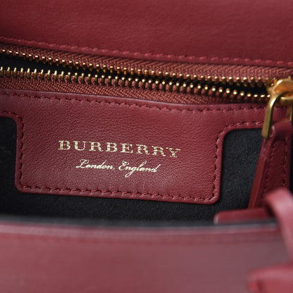 Burberry Trench Calfskin Small DK88 Top Handle Bag Antique Red 5 of 11