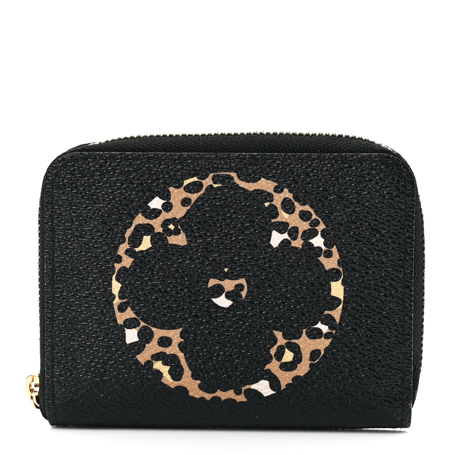 Monogram Giant Jungle Zippy Coin Purse Black