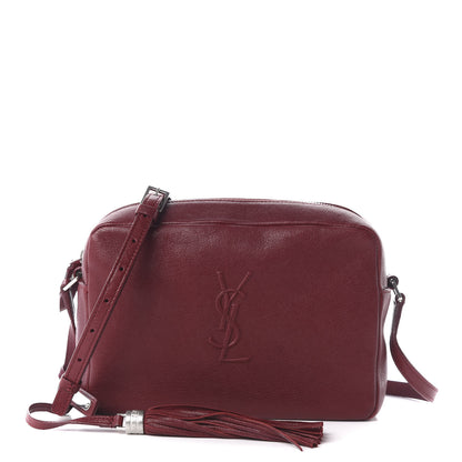 Saint Laurent Calfskin Monogram Small Lou Camera Bag Lipstick Red 1 of 10