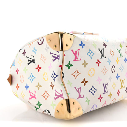 Louis Vuitton Monogram Multicolor Speedy 30 White 8 of 9