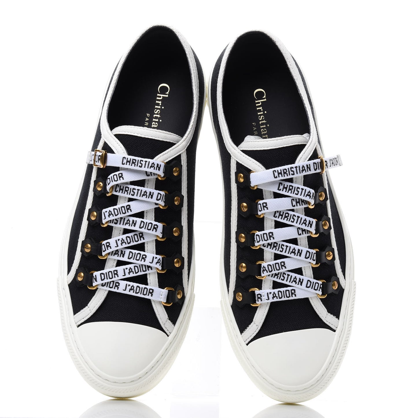 Canvas Walk'N'Dior Low Top Sneakers 38 Navy