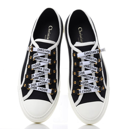 Christian Dior Canvas Walk'N'Dior Low Top Sneakers 38 Navy 5 of 10