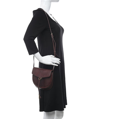 Saint Laurent Lizard Small Datcha Satchel Bag Brown 2 of 12