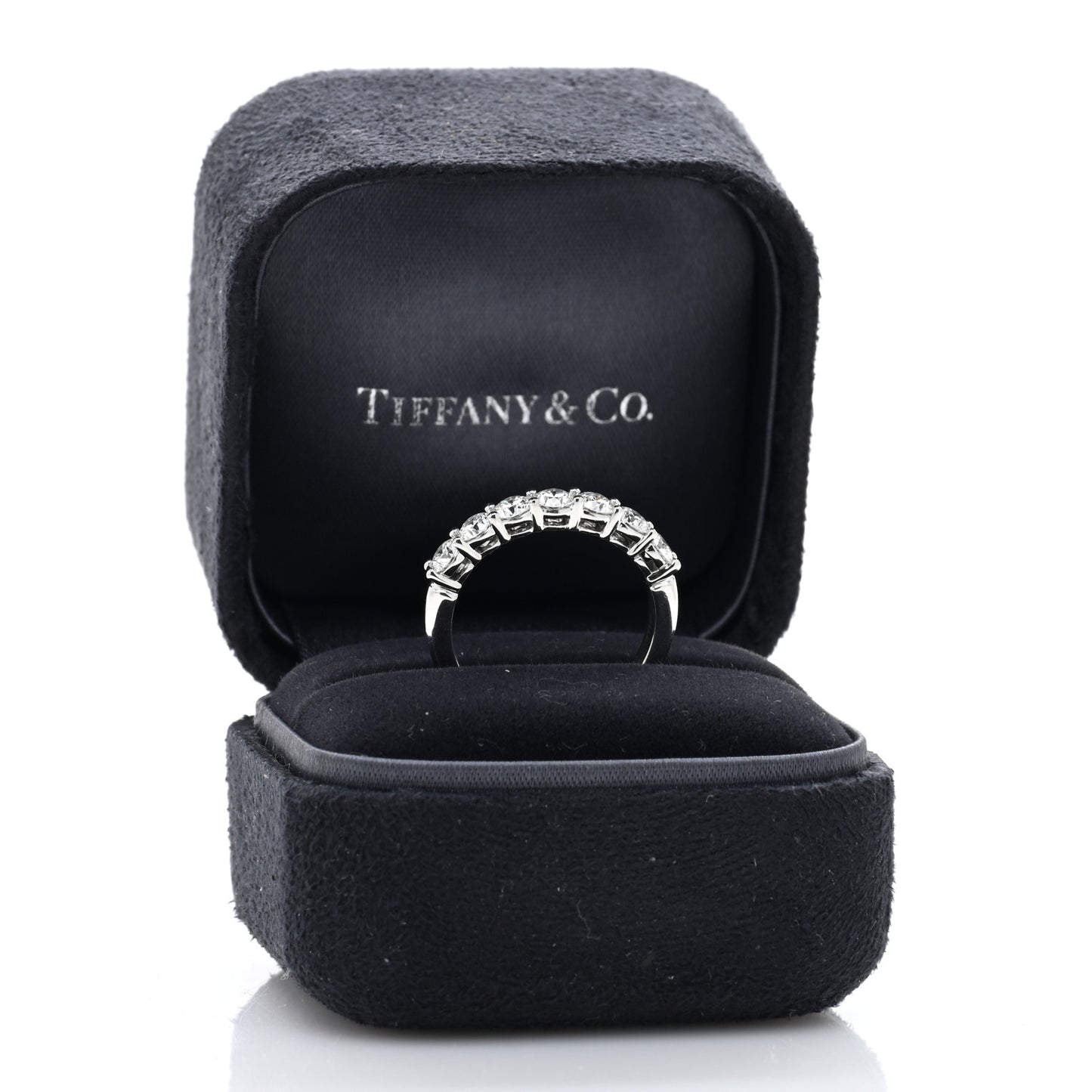 Platinum Diamond .91ctw 3.5mm Embrace Band Ring 52 6