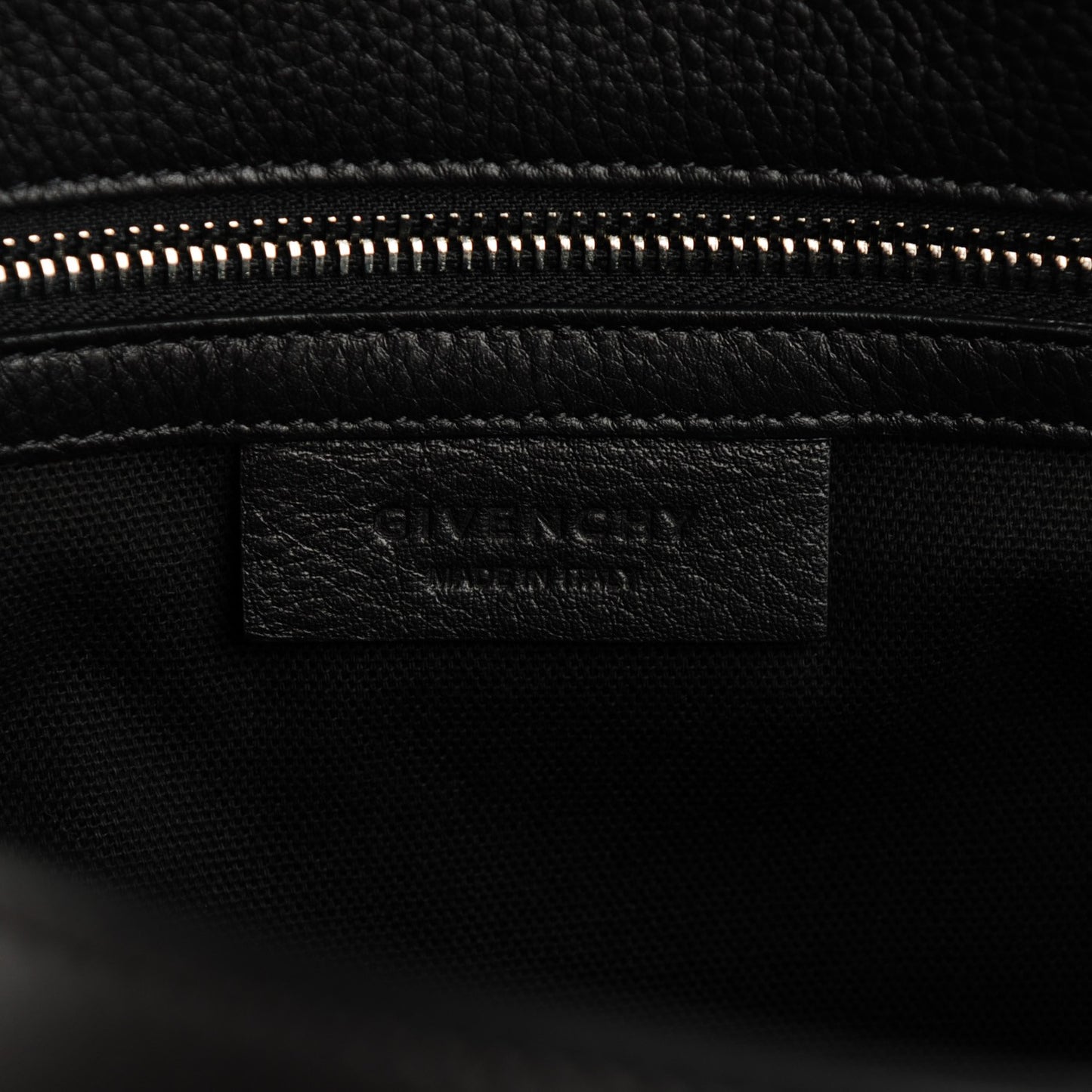 Waxy Grained Calfskin Medium Pandora Pure Flap Bag Black