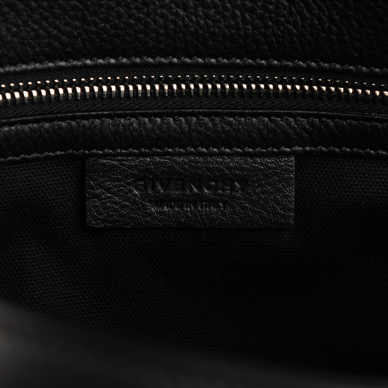 Givenchy Waxy Grained Calfskin Medium Pandora Pure Flap Bag Black 6 of 7