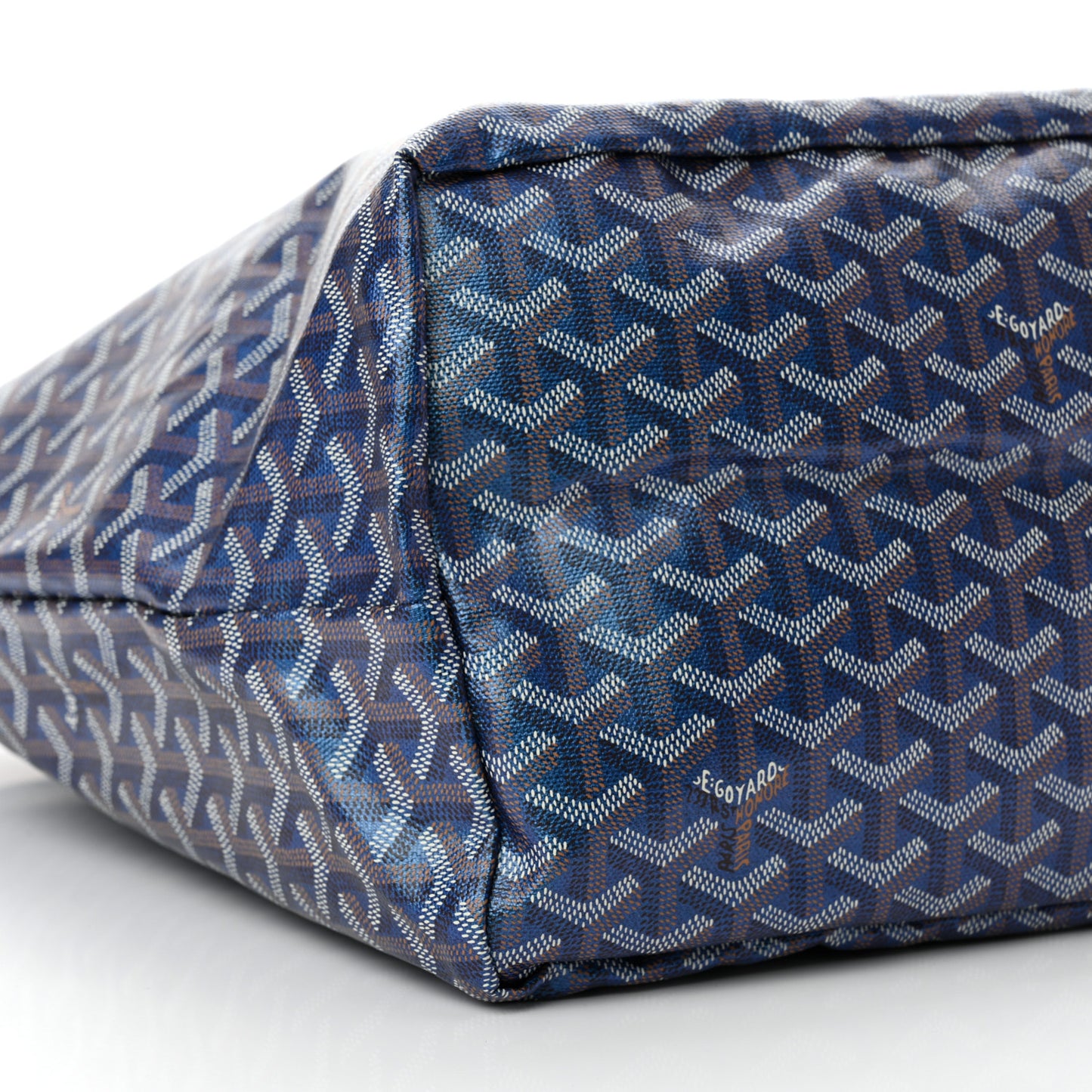 Iridescent Goyardine Saint Louis GM Pearly Blue