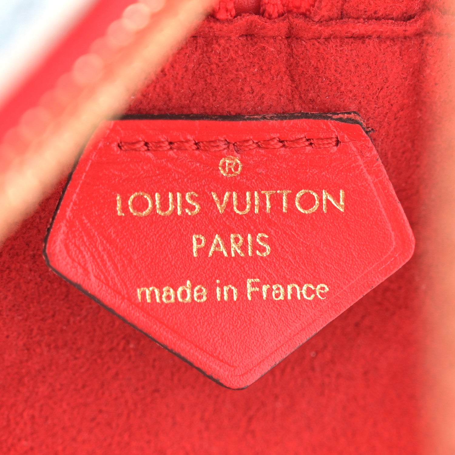Louis Vuitton Denim Damier Monogram Patchwork PVC Beach Pouch Blue Rouge 6 of 11