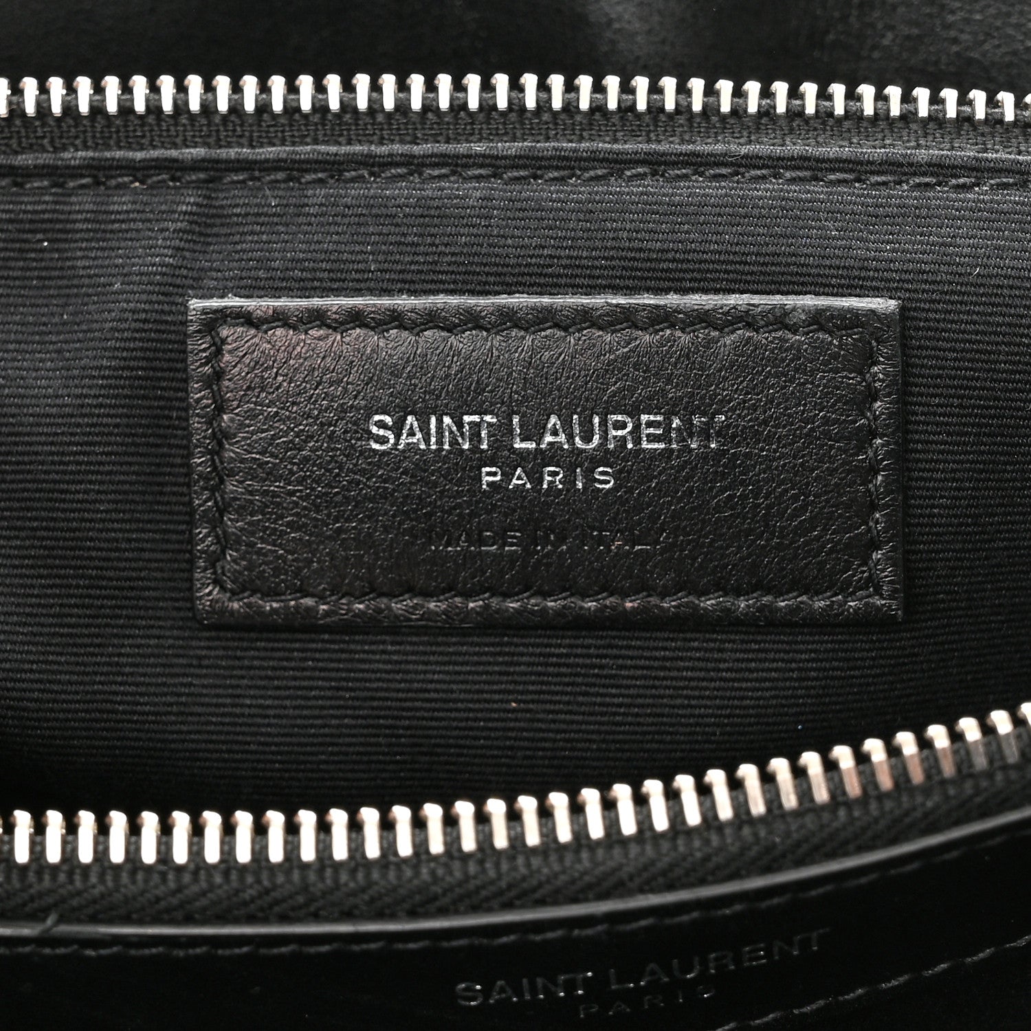 Saint Laurent Calfskin Y Quilted Monogram Medium Loulou Chain Satchel Black 6 of 11