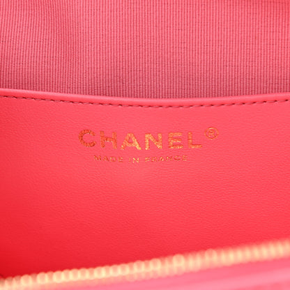 Chanel Lambskin Quilted CC In Love Heart Bag Pink 6 of 11