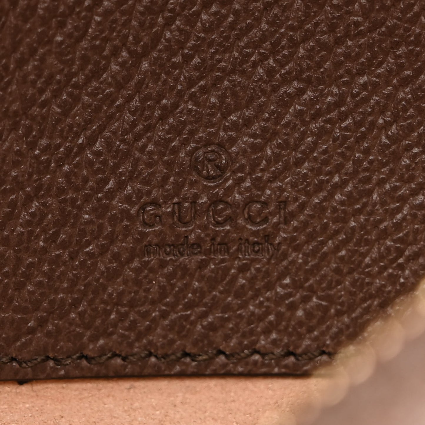 GG Supreme Monogram Textured Calfskin Web Mini Ophidia Half Moon Hobo Beige Ebony New Acero