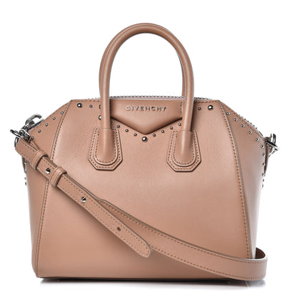 Givenchy Smooth Calfskin Mini Studded Antigona Old Pink 1 of 14