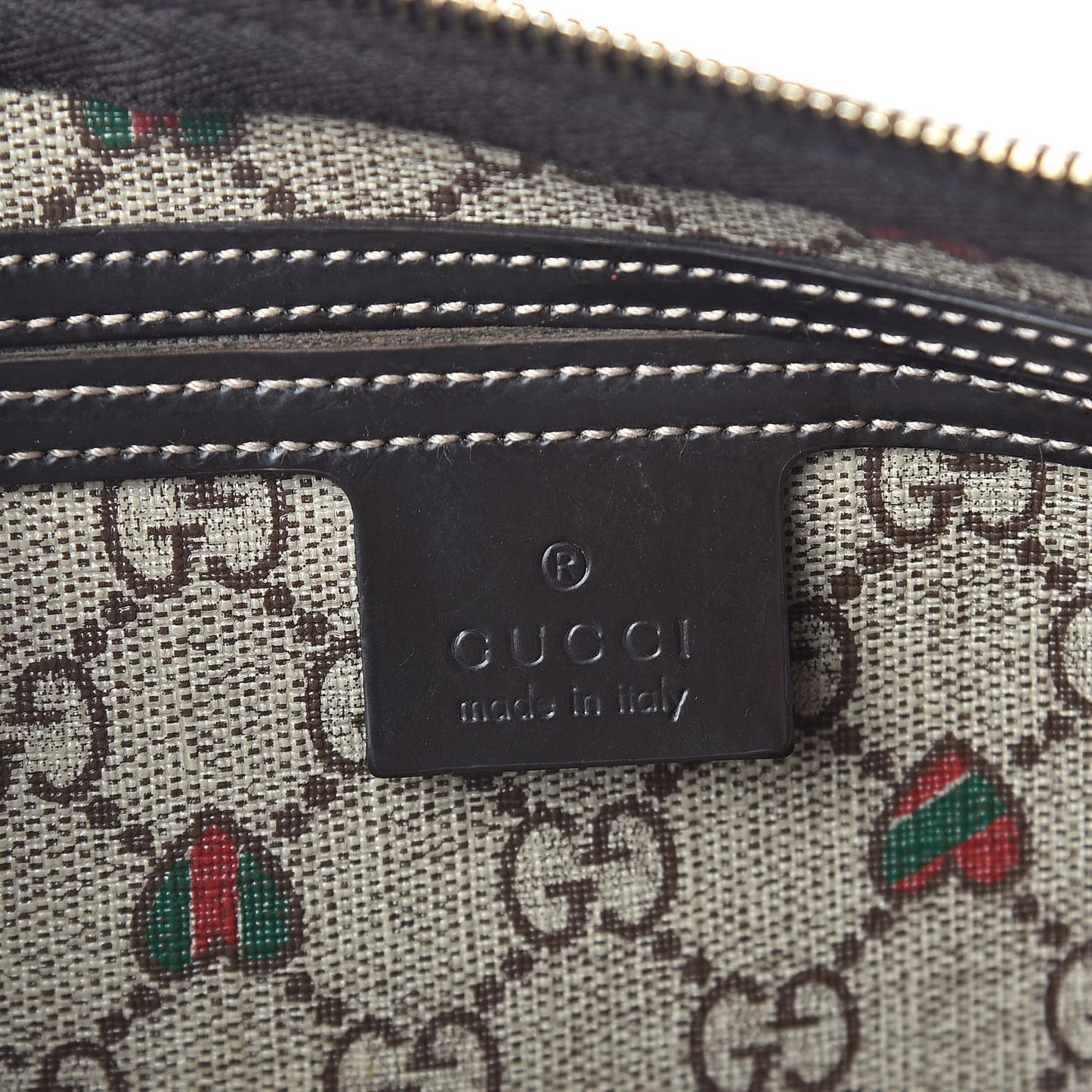 GG Plus Monogram Hearts Medium Joy Boston Dark Brown