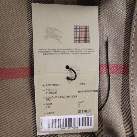 Leather Check Brompton Bag