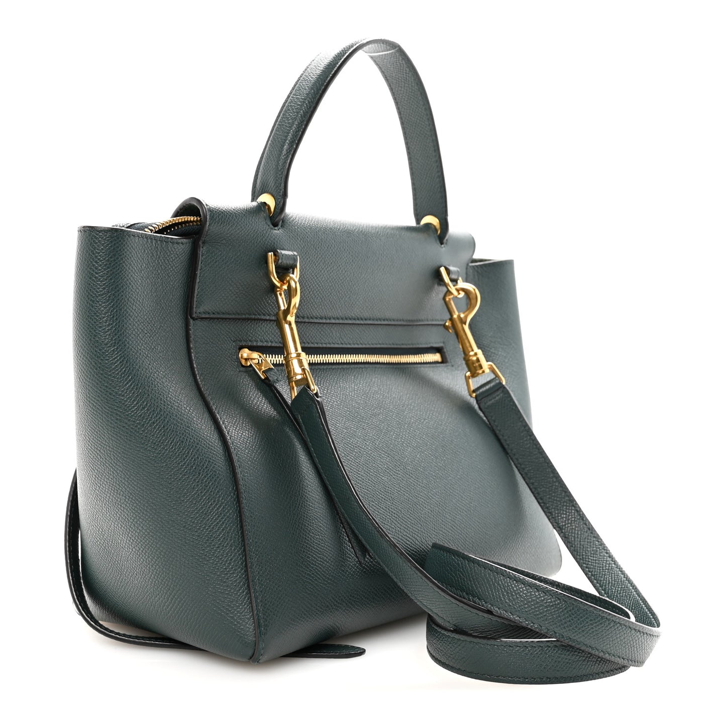 Grained Calfskin Micro Belt Bag Amazone