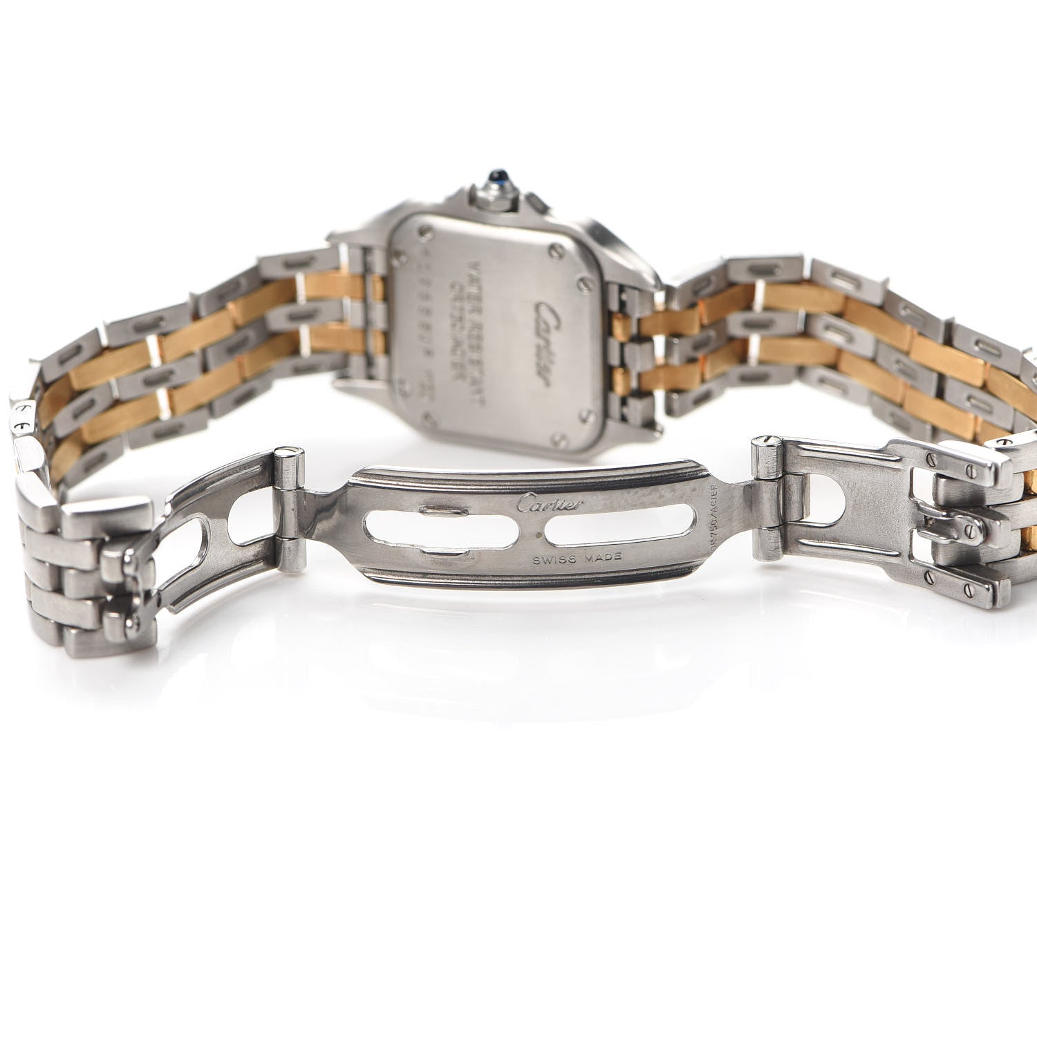Cartier Stainless Steel 18K Yellow Gold 22mm Panthere Quartz Watch 5 of 5