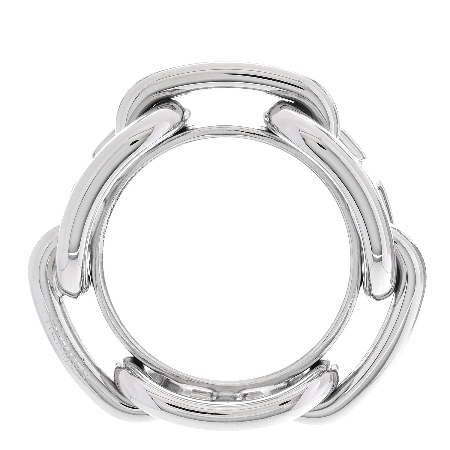 Hermes Palladium Regate Scarf Ring 1 of 5