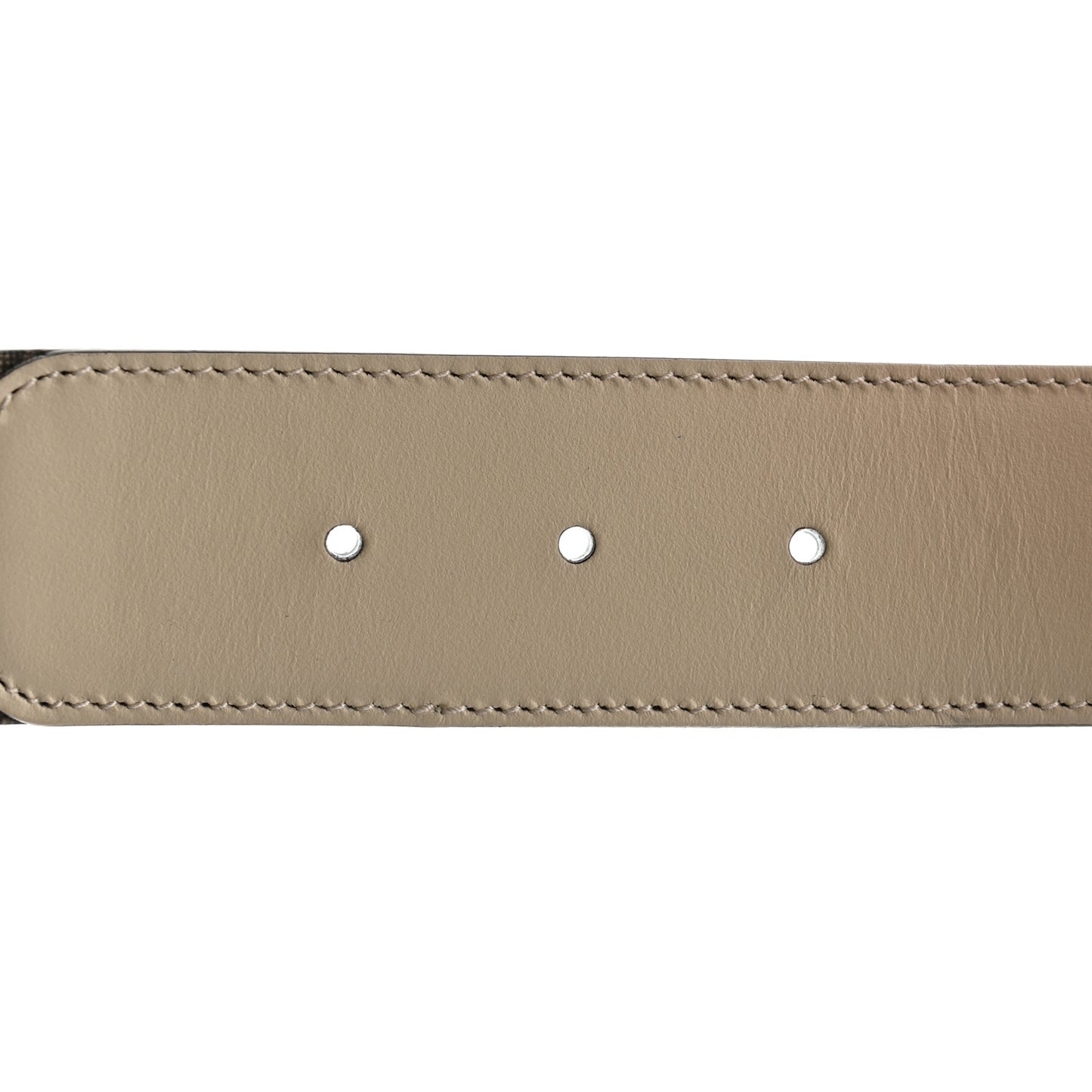 GG Supreme Monogram Matte Plutone Calfskin Double G 40mm Belt 95 38 Beige Ebony Mystic White