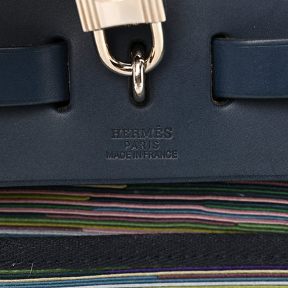 Hermes Barenia Vibrato Herbag 30 PM Indigo 6 of 13