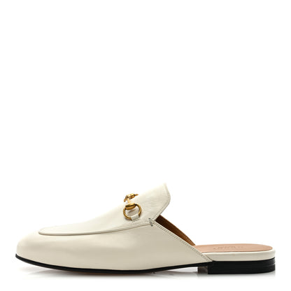 Gucci Malaga Kid Womens Princetown Slippers 40 Mystic White 1 of 8