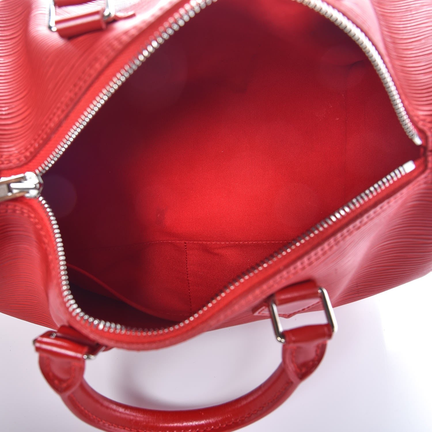 Louis Vuitton Epi Speedy 25 Rouge 5 of 11
