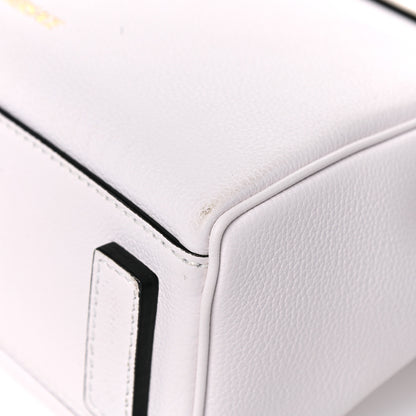Versace Grained Calfskin Small La Medusa Top Handle Bag White 10 of 11