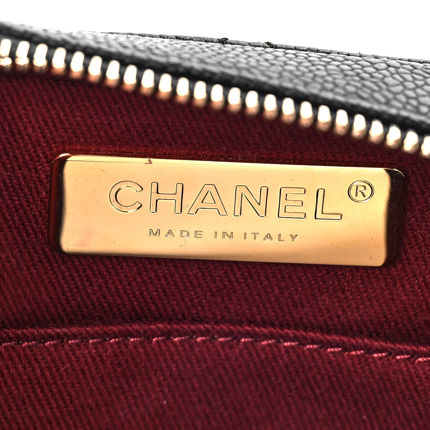 Caviar Quilted Waist Bag Black