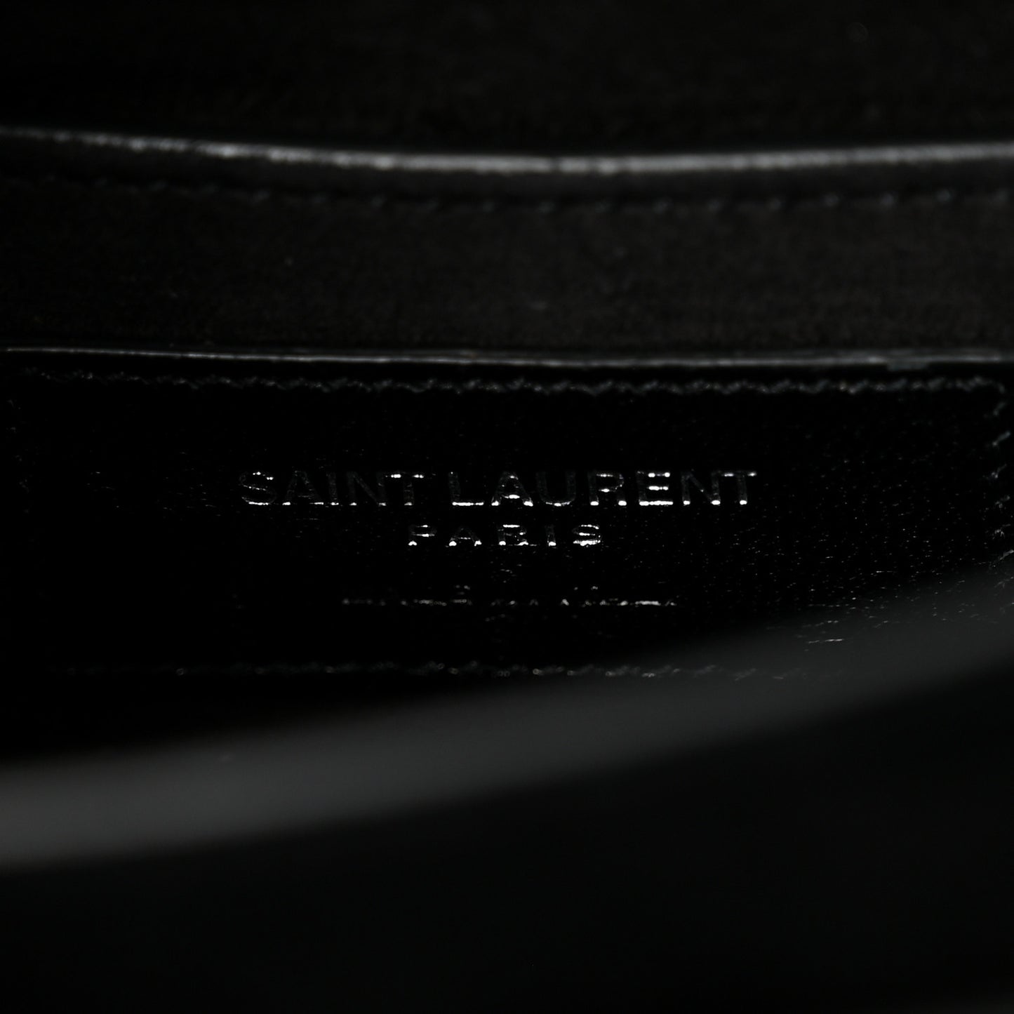 Calfskin Crocodile Embossed Medium Monogram Sunset Black