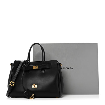 Balenciaga Smooth Calfskin Small Bel Air Carry All Bag Black 10 of 10