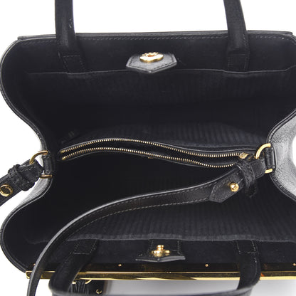 Fendi Vitello Elite Petite 2Jours Tote Black 6 of 10