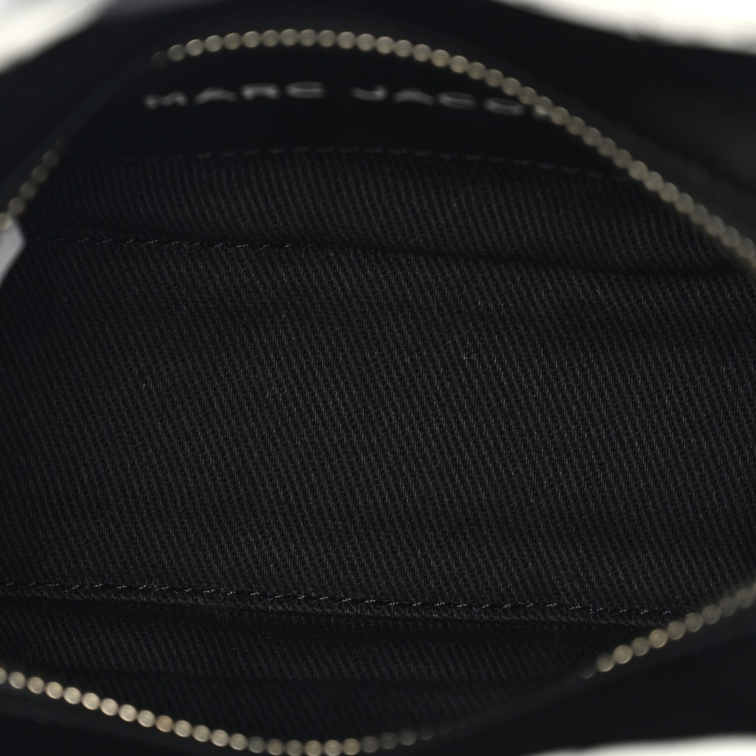 Marc Jacobs Calfskin Striped Mini The Traveler Tote Bag Black White 5 of 10