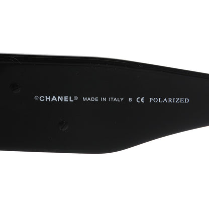 Chanel Camellia CC Sunglasses 5113 Black 3 of 7