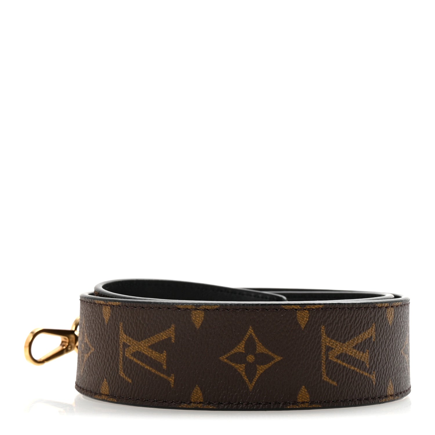 Louis Vuitton Monogram Bandouliere Shoulder Strap Black 2 of 5