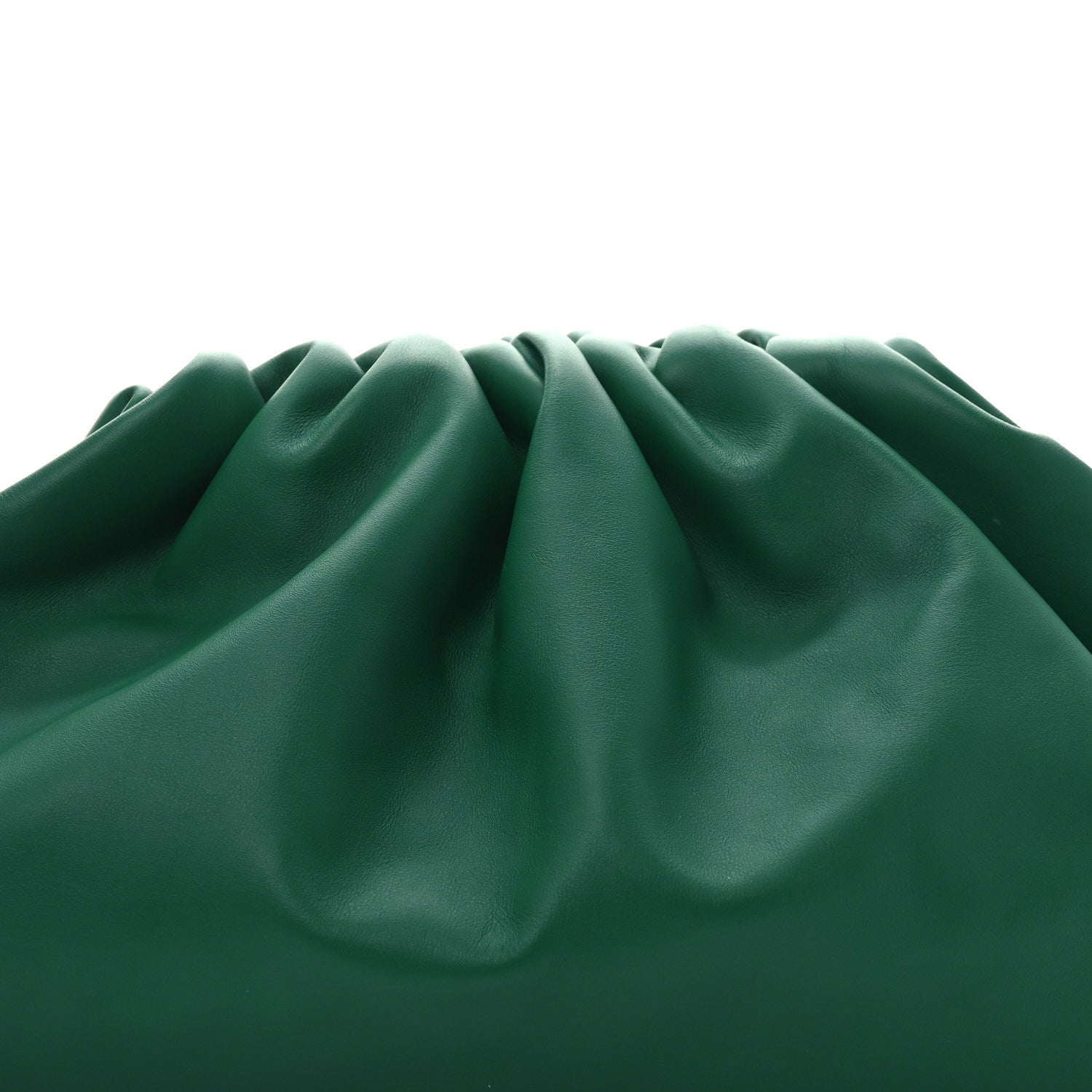 Bottega Veneta Smooth Butter Calf The Pouch Oversized Clutch Racing Green 9 of 11